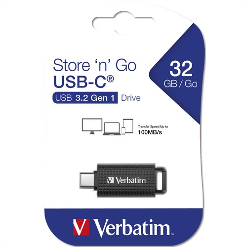 Verbatim retractable 32gb usb - verbatim,